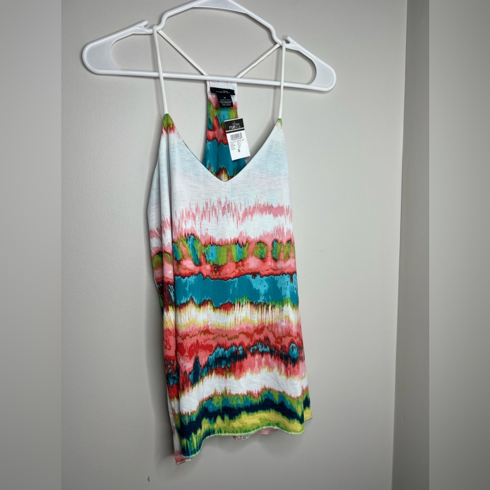 NEW w/tag. Rue 21 flowy tank top. Size small. 3/4 fabric liner. - Picture 2 of 4